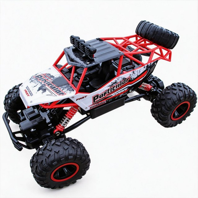 Starwayer RC카 4WD 1:12 몬스터 트럭 2.4G 원격 제어 자동차 오프로드 제어 트럭 선물, 빨간