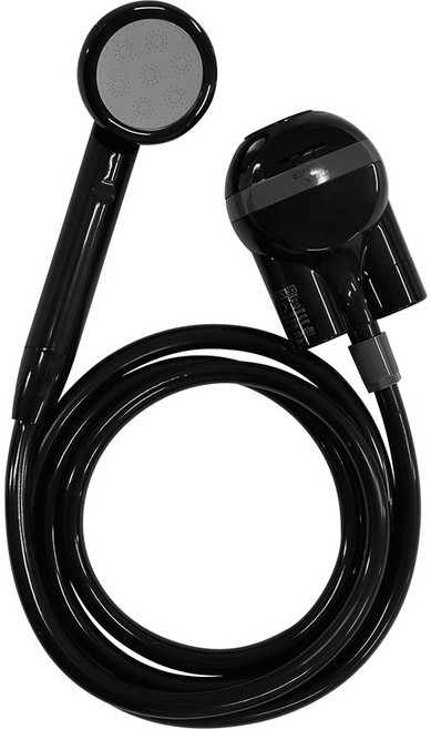 미오샤워 캠핑샤워기 캠핑용 야외 간이 이동식 무선 휴대용 샤워기 배터리탈착형, 탈착형(블랙) 본품1개, 탈착형(블랙), 1개