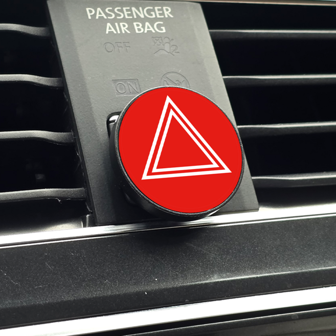 끌린다 차량 노룩 비상등 연장 물리 버튼, J.미니형(블랙) - 빨간 비상등, 1세트