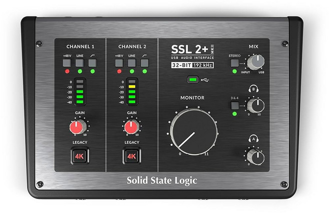 솔리드 스테이트 로직 SSL2+ MKII 오디오 인터페이스, Solid State Logic 오디오 인터페이스 MI