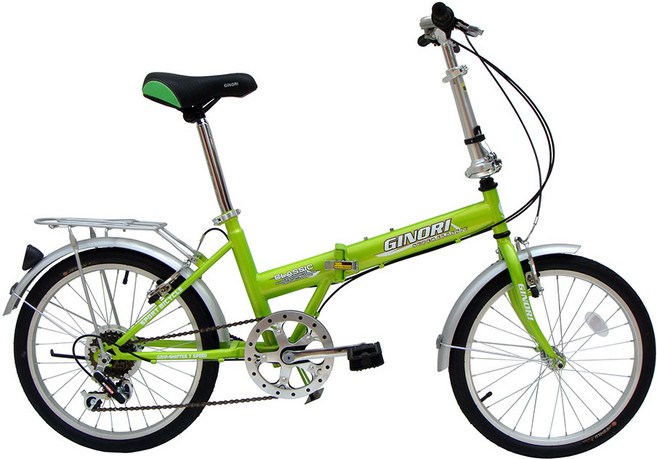 BIKEDNA G2 LITE 20吋7速 都市活力折疊車, 綠色, 1個