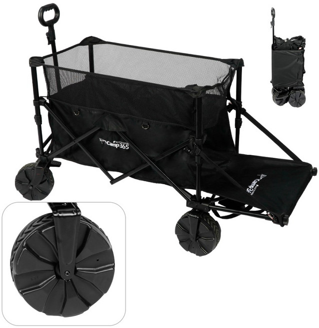 캠프365 파파웨건 루프탑울트라 내하중180kg 대형 웨건 저소음 광폭바퀴 리프트업 뒷문개방형, 루프탑 울트라(웨건만), 1개