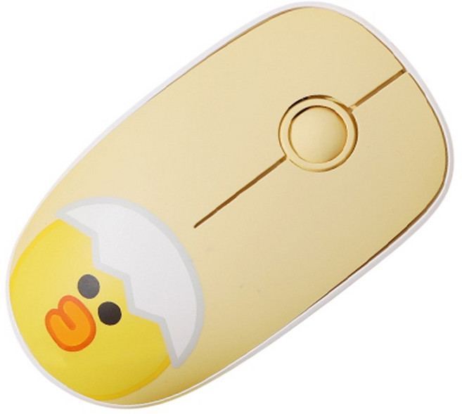 라인프렌즈 미니 브라운&프렌즈 무선 무소음 마우스, 미니샐리