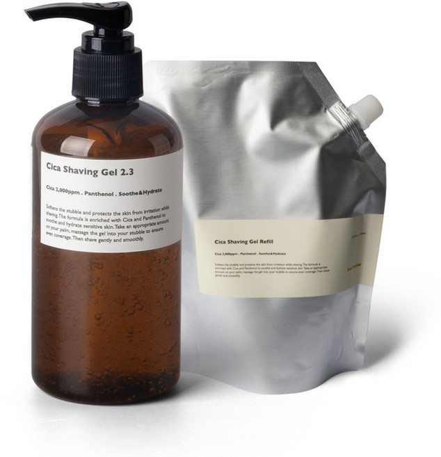 레이지소사이어티 시카 쉐이빙젤 본품 250ml + 리필 500ml 세트, 1세트, 750ml