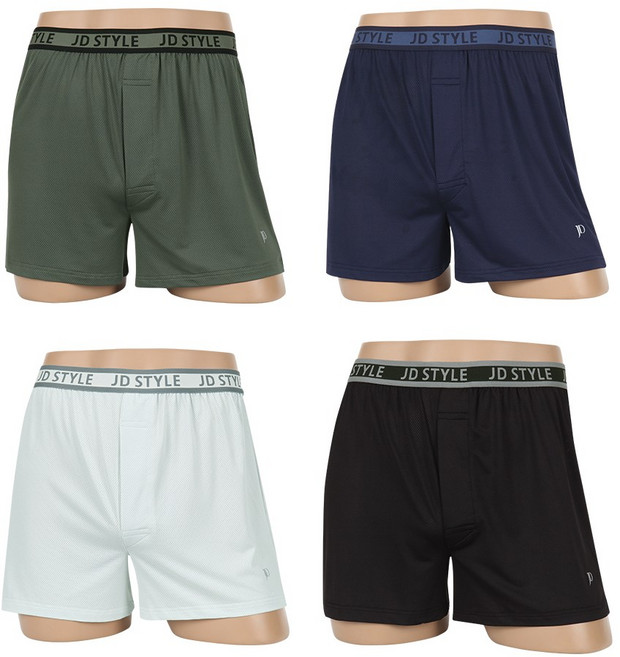 제임스딘 스포츠 메쉬 베이직 스판 트렁크 4P