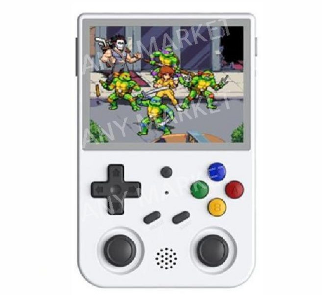 RG353V 휴대용 게임기 256GB 대용량, 검정색 16G+128G, 중국 본토, 독립형 표준 구성