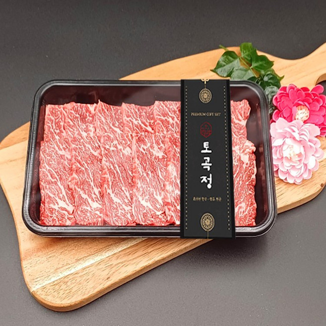 (토곡정)국내산 1+등급 한우 치마살 300g 1팩 HACCP인증, 1개