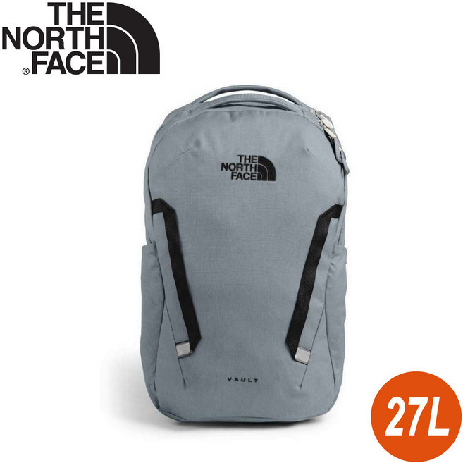 The North Face Vault 27L 雙肩包 登山/休閒/電腦包, 中灰