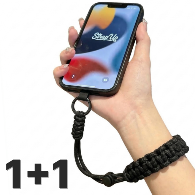 리즈앤모어 유럽 소매치기 방지 스트랩 여행 필수품, 2개, 블랙