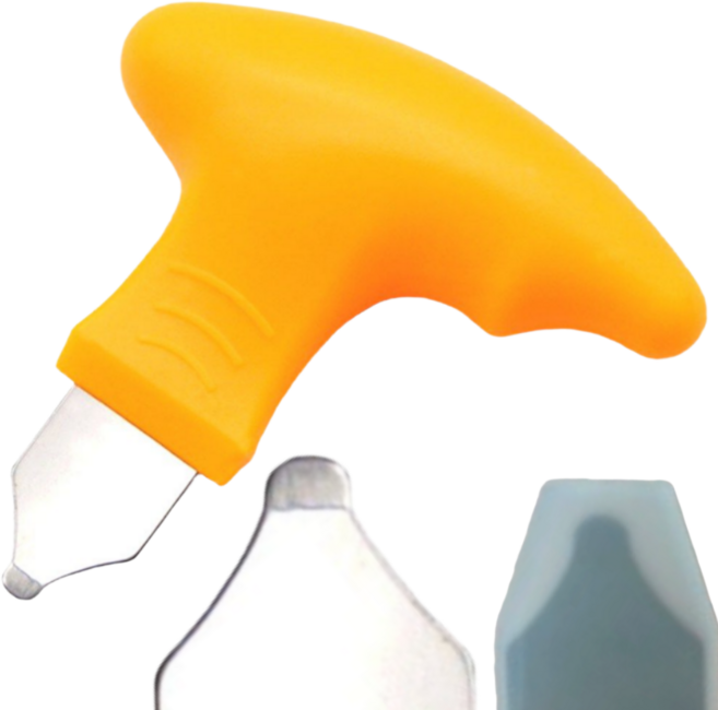 프라홈 프라모델 스틸 정밀 파츠 분해 런너 오프너, 오렌지, 1개