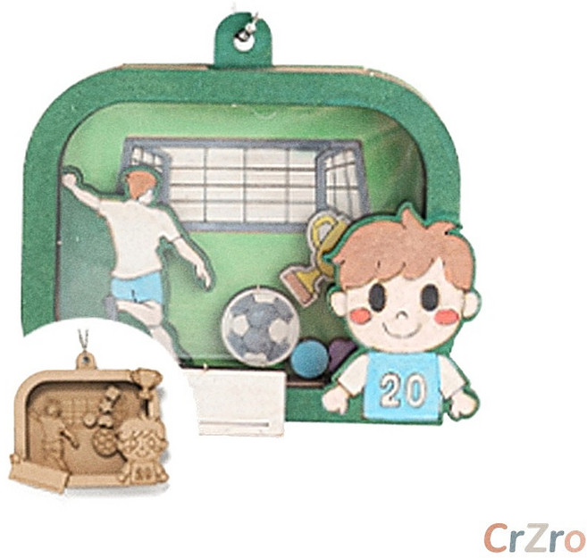 민화샵 DF 직업 쉐이커 키링 축구선수 M 1개입 가방 열쇠고리 자동차 S