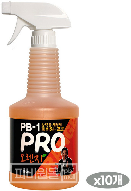 국산 파워피비 다목적세정제 10개세트 순간세정제, 680ml, 10개