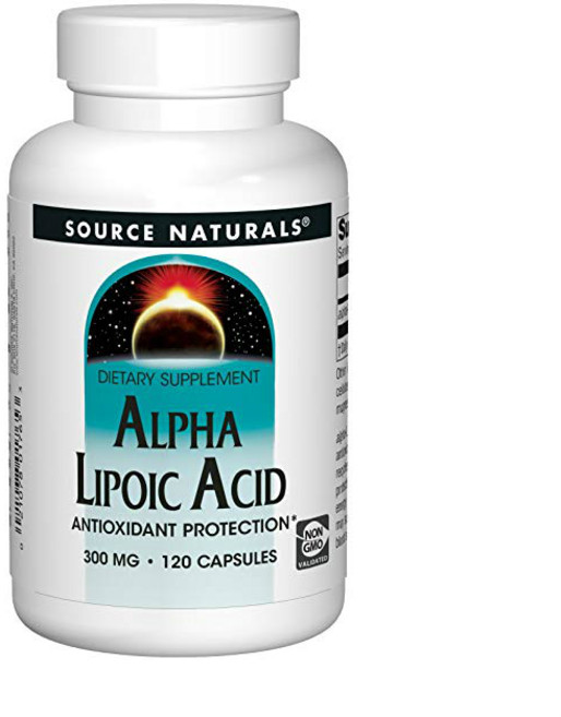 SOURCE NATURALS 硫辛酸錠 300mg, 120顆, 1罐