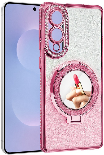 더조은셀러 스파클 거울 큐빅 스탠딩 케이스