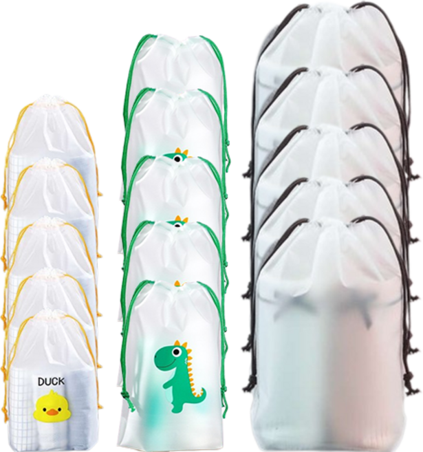 반:온 방수 여행 신발 파우치 세트 S+M+L