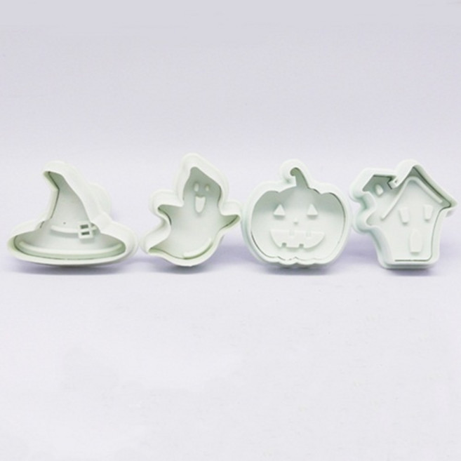 [렛츠베이킹] 할로윈 푸쉬 쿠키커터 4종
