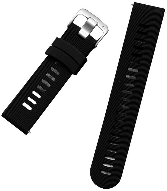 矽膠錶帶 適用 華米 Amazfit Cheetah 2 Pro A2564 手錶 20mm 快拆腕帶, 圓紋錶帶, 1個