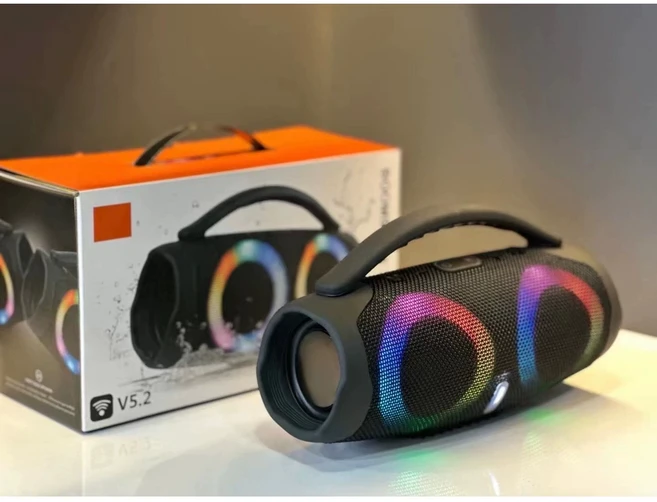 로로랜디 대형 블루투스 스피커 100w 방수 레크레이션 강의용 무선 우퍼 행사 축제 공연 노래방, 스몰(small), 블랙