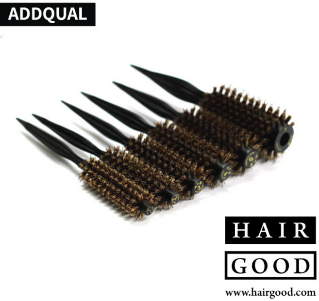 애드컬 골드 포킹 브러쉬 1~7호 전문가용 헤어브러쉬 돈모, 1개, 5호