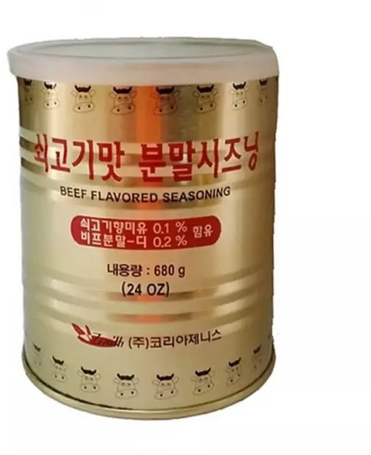 쇠고기맛 분말시즈닝(소가루) 680g/닭강정 감튀 핫도그 만능 소스 뿌링클 가루 치즈 갈릭 스테이크 양파