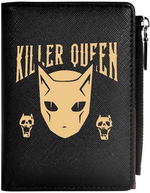 죠죠의 기묘한 모험 카드 지갑 홀더 지퍼 커플 선물 쿠죠 죠타로 더 월드 스타 플래티나