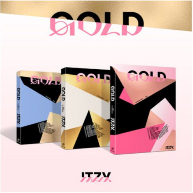 [3종세트]있지 ITZY GOLD 스탠다드 버전 포토북 3종세트 + 두잉덕조공, 골드3종포토북 + 두잉덕조공