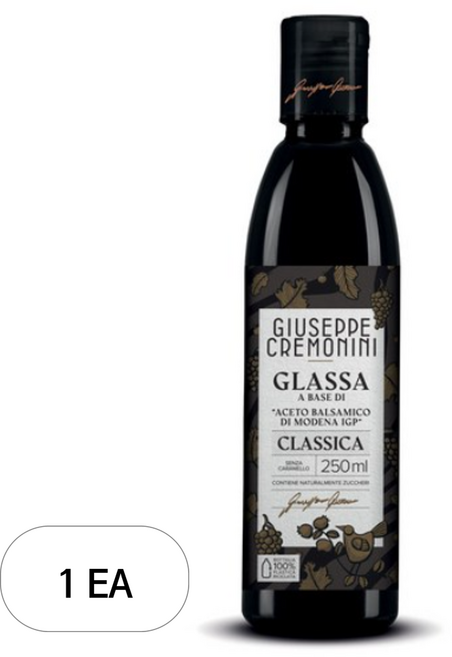 쥬세페크레모니니 클래식 발사믹 글레이즈, 250ml, 1개