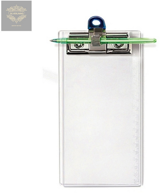 문화 영수증클립보드 F913-1 투명 100x200mm, 상세페이지 참조, 1