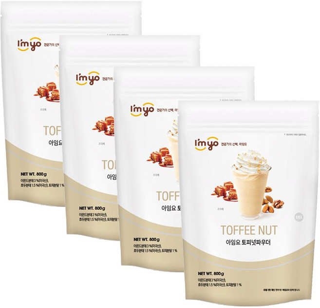 아임요 토피넛파우더, 800g, 1개입, 4개