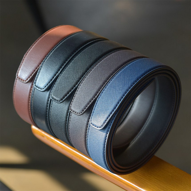 교체용 벨트띠 소가죽 정장 벨트 남자 허리띠 자동 수동 29mm