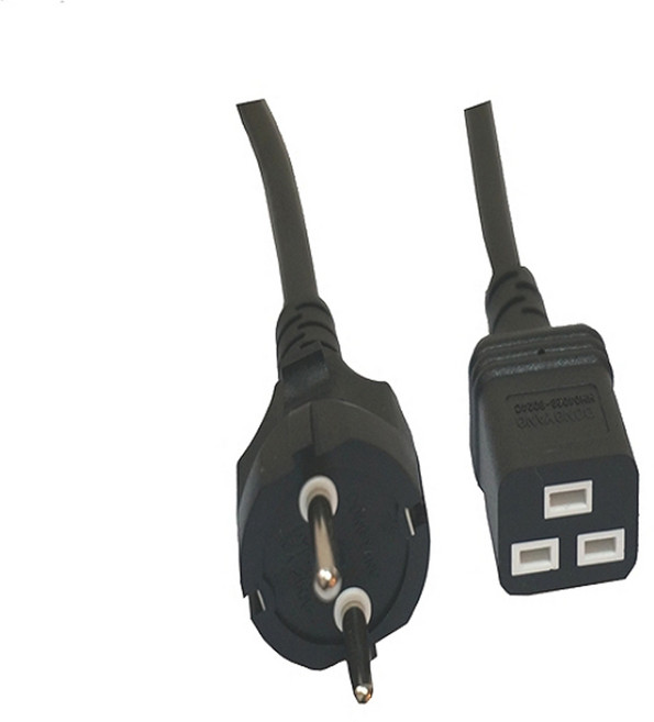 16A C19 to 플러그 220V 2M 입력 UPS전원 케이블, 1개