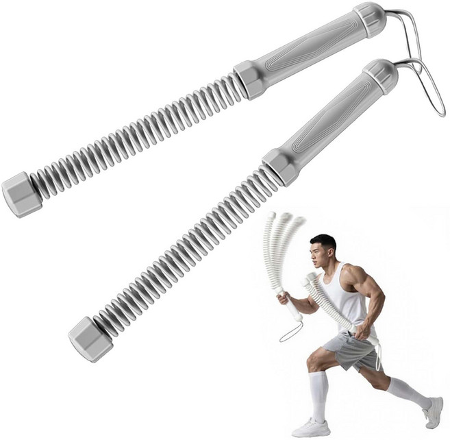 루이 미니 무선배틀로프 홈트레이닝 초경량 유산소 다이어트 전신 근력운동기구, 흰색, 1세트