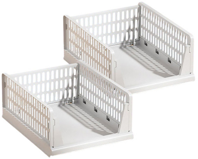 【品樂生活】萬用抽取式可堆疊衣物收納櫃/塑膠抽屜櫃/堆疊式抽屜/衣櫃收納架/衣櫥收納箱/塑膠抽屜盒, 2個, 條紋款2入組