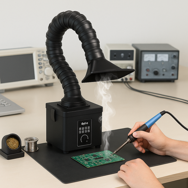 더퍼리 국소배기장치 집진기 납땜 흡입기 네일 실험실, 1개, 01. LD45