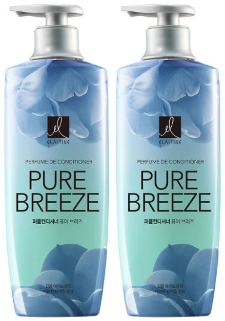 엘라스틴 퍼퓸 퓨어브리즈 컨디셔너, 2개, 600ml - 쿠팡