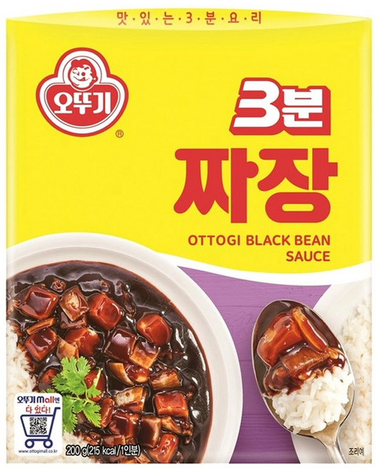 오뚜기 3분 짜장 200g 4개 1세트, 1개