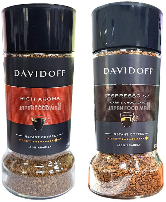 다비도프 리치아로마(병) 100g + 에스프레소57 100g(병), 1세트, 1개입