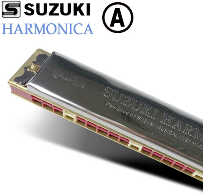 스즈키 하모니카 STUDY24 트레몰로 A키 24홀, A, 스즈키 STUDY24, 1개