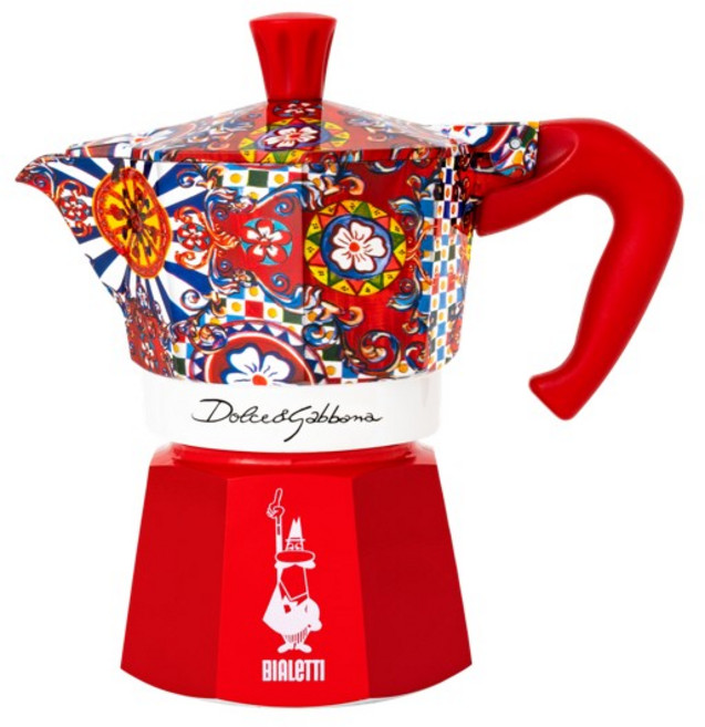 Bialetti x Dolce&Gabbana 聯名摩卡壺, D&G 聯名經典摩卡壺3杯份, 1個