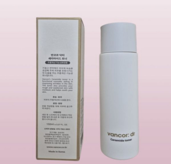 닥터반코르 반코르 닥터 세라마이드 토너 150ml EGF 1100ppm 수분 영양 주름 개선 기능성 화장수 기초 535233, 닥터반코르 반코르 닥터 세라마이드 토너 150ml EG, 1개