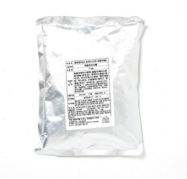 행복한맛남 칼국수 스프 냉동면용, 1kg, 3개