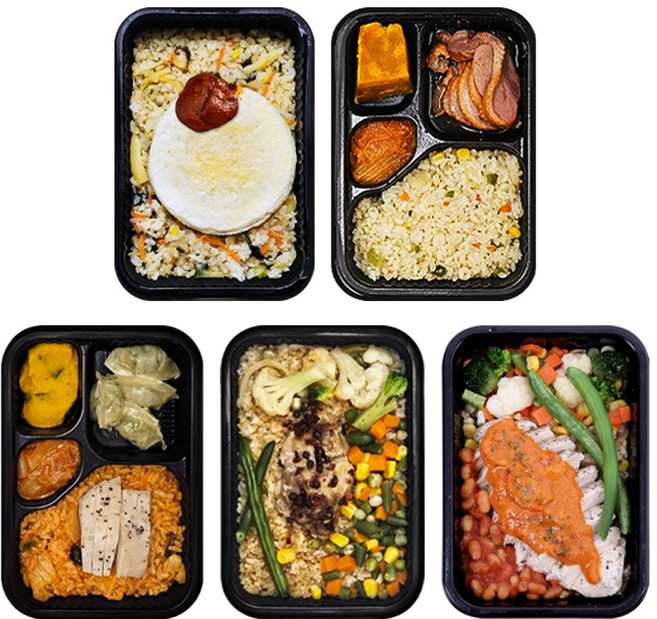 블랙컨슈머 다이어트 [루틴의 정석 5종] 간편 냉동 배달 직장인 아침 점심 저염 저당 저지방 운동 식단도시락, 5개, 400g