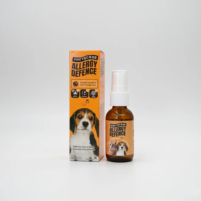 의료기기 동물용 알레르기 방지 및 피부보호 알러지 디펜스 미스트 20ml 1개 - 쿠팡