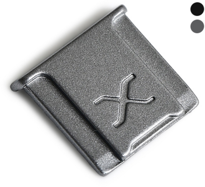 지스터프 후지필름 X시리즈 카메라 핫슈커버 메탈, 1개, 단일상품/실버