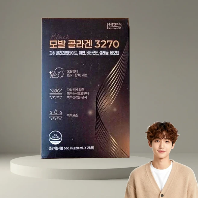 주영엔에스 모발 콜라겐 3270 28p, 28회분, 1개 - 쿠팡