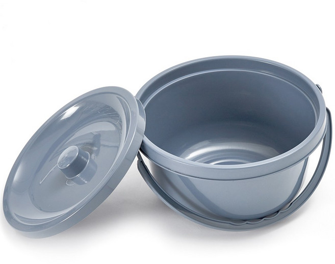 메디코 FZK 환자용변기통 노인 이동변기통(뚜껑포함) 좌변기통 변기통, 1개, 1개