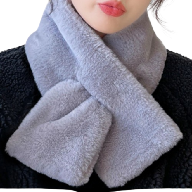 어반유니크 부드러운 숏 머플러 방한 목도리