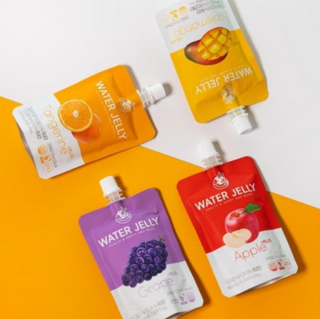 [탐미유] 워터젤리 플러스 4가지맛 랜덤 40개, 100ml