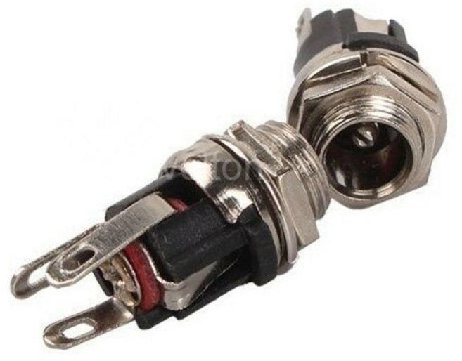 (1+1) DC 잭 너트 5.5mm-2.1mm(F) 샷시 D 소켓 커넥터 전원 공급 잭, 상세페이지 참조, 상세페이지 참조, 상세페이지 참조