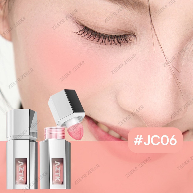 AZTK 리퀴드 매트 블러셔 과즙메이크업, 1개, JC06 구아바 크림